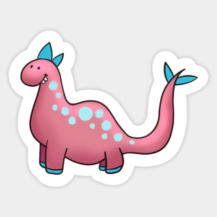 Happy Dinosaur Sticker